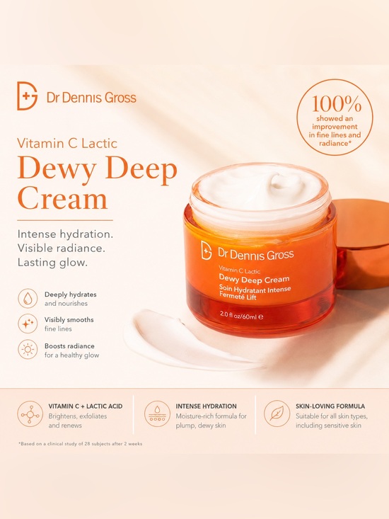 Dr Dennis Gross Other - DR. DENNIS GROSS Vitamin C Lactic Dewy Deep Cream NEW IN BOX | Full Size